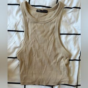 Zara Tank Crop Top Size Small